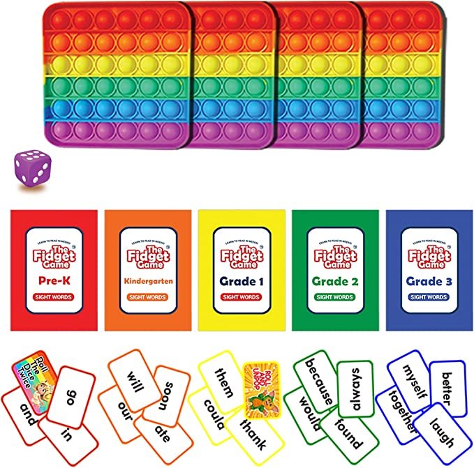 The Fidget Game Learn to Read in Weeks Master 220 High-Frequency