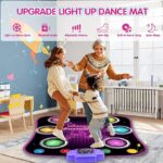 Dance Mat, Electronic Music Dance Pad with LED Lights