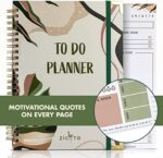 Simplified To Do List Planner Notebook, The Perfect Daily Journal And Undated Office Supplies Checklist For Women
