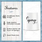 Home Acre Designs Sponge Holder for Kitchen Sink - White