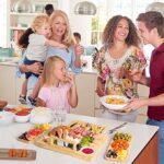 ROCIRLAB Personalized Charcuterie Boards (25"×12"×1.3") and Knife Set for Outdoor & Kitchen