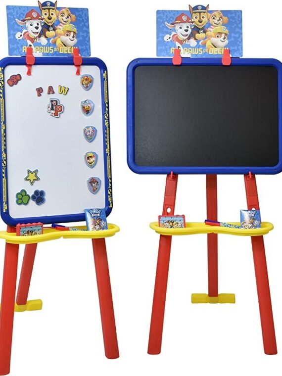 Paw Patrol Standing Art Easel for Kids,  Number 1 in Service Tissue Pack (47 Pieces)