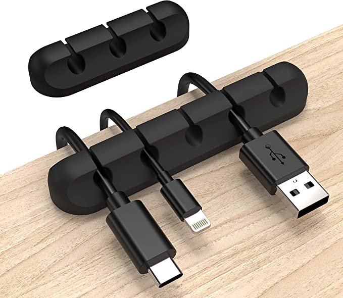 INCHOR Cord Organizer, Cable Clips Cord Holder (5, 3 Slots)