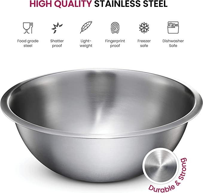 Stainless Steel Mixing Bowls (Set of 6)