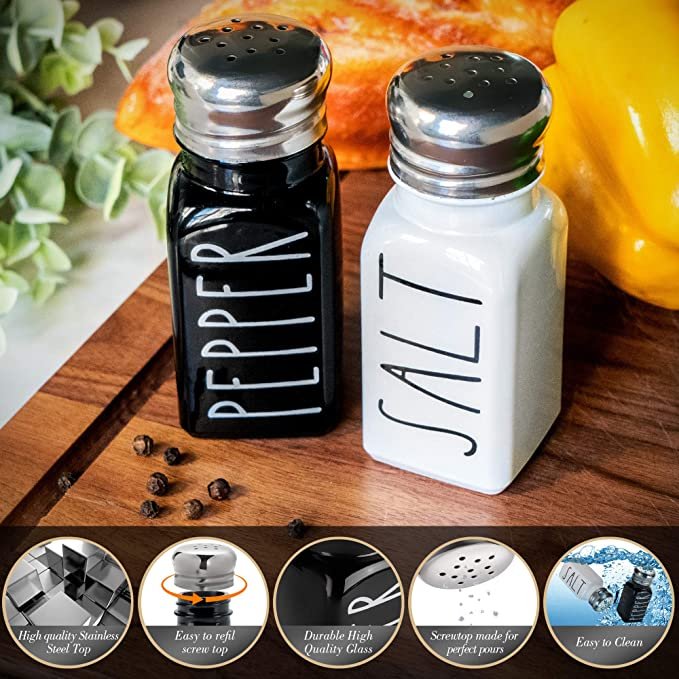 Farmhouse Salt and Pepper Shakers Set by Brighter Barns