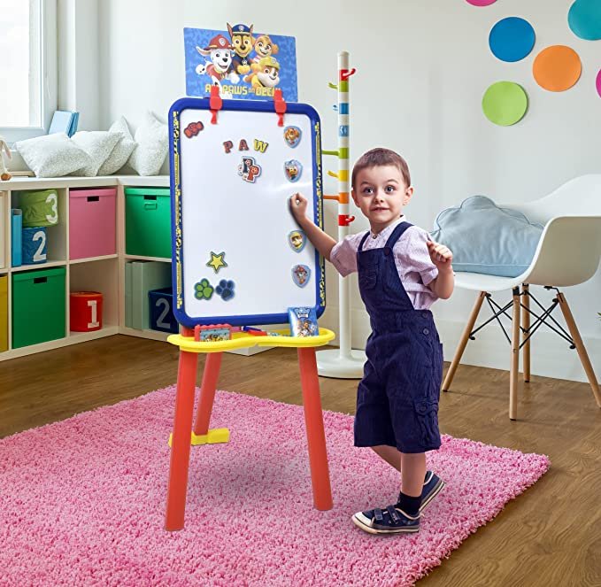 Paw Patrol Standing Art Easel for Kids,  Number 1 in Service Tissue Pack (47 Pieces)