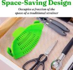 Repertoire Unlimited, Snap and Strain Pot Strainer and Pasta Strainer