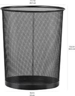 Basics Mesh Waste Basket, 2-Pack